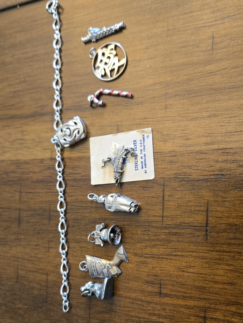 Sterling Silver Charm Bracelet